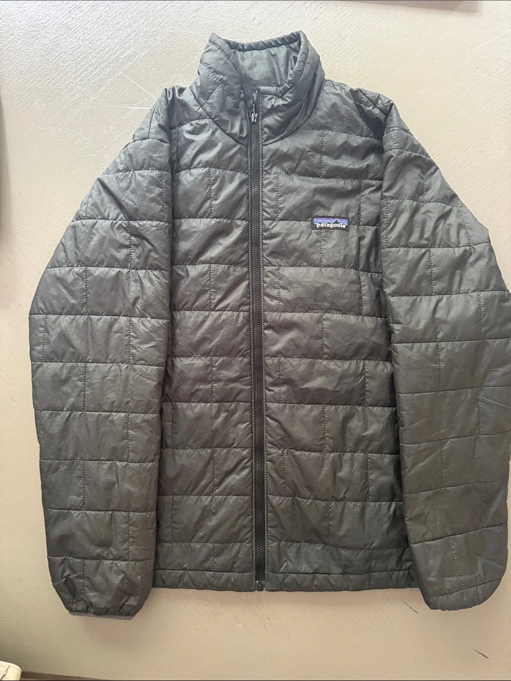 Patagonia boys  Quilted Puffer Jacket - Gray